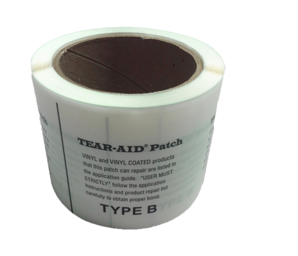 Tear-Aid Type B 7,6cm x 9 meter - pvc zeildoek reparatietape